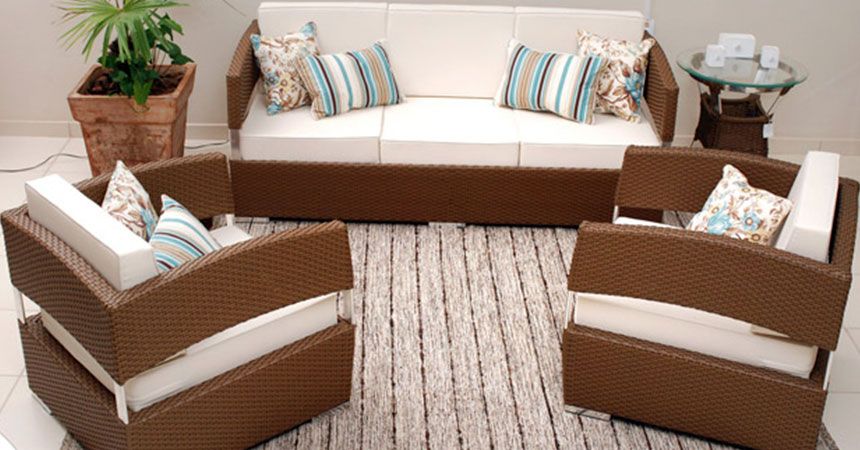 Móveis Artesanais de Fibras Sinteticas